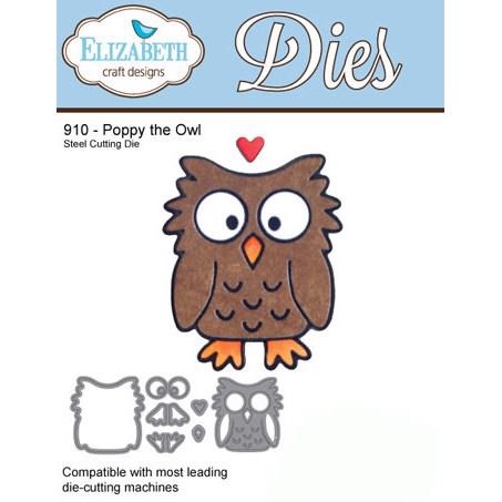Elizabeth Crafts Die - Poppy the Owl