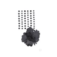 Artemio Flowers & Pearls - Black