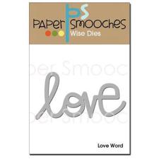 Paper Smooches Die - Love Word