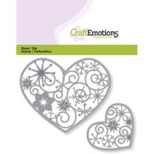 Craft Emotion Dies - Hearts w. Crystal Ornament