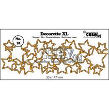 CREAlies - Decorette XL Die - Interlocking Stars (stor)