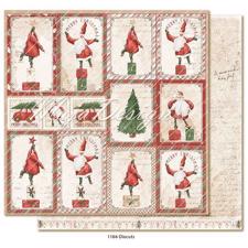 Maja Design Scrapbook Paper - Happy Christmas / Diecuts