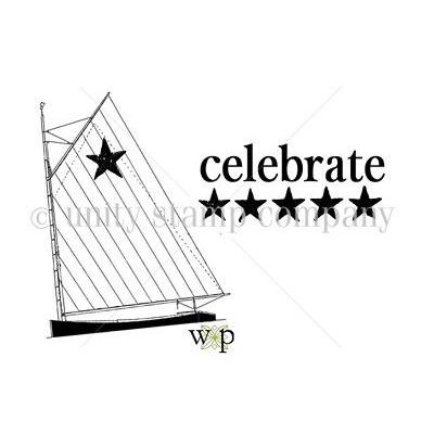 Itty Bitty Cling Stamp - Celebrate