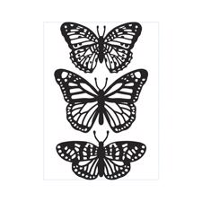 Embossing Folder - Darice / Butterfly Trio