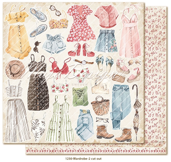 Maja Design Scrapbook Paper - Everyday Life / Wardrobe 2 Cut Out