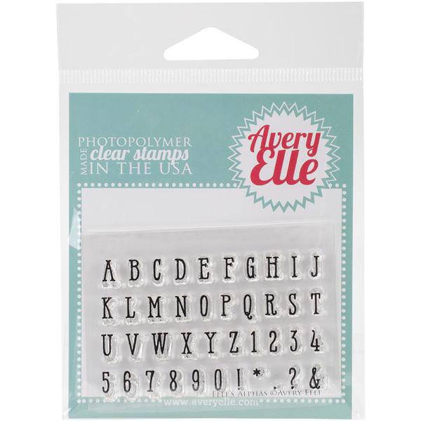 Avery Elle Clear Stamp - Elle\'s Alpha\'s 