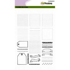 CraftEmotions Clear Stamp Set - Bullet Journal / Frames & Borders