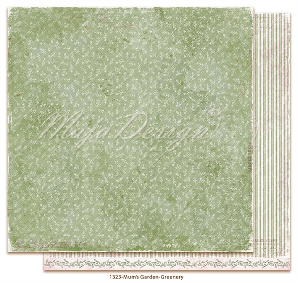Maja Design Scrapbook Paper - Mum\'s Garden / Greenery