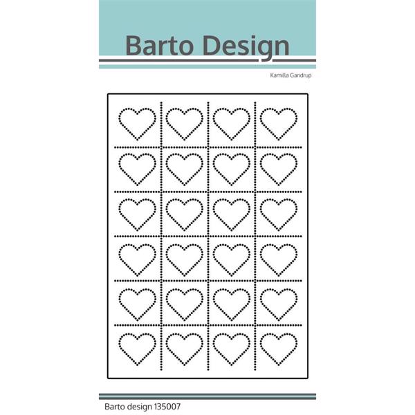 Barto Design Die - Hearts Background