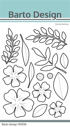 Barto Design Die - Flowers & Leaves