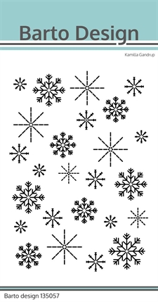 Barto Design Die - Backcover Snowflakes