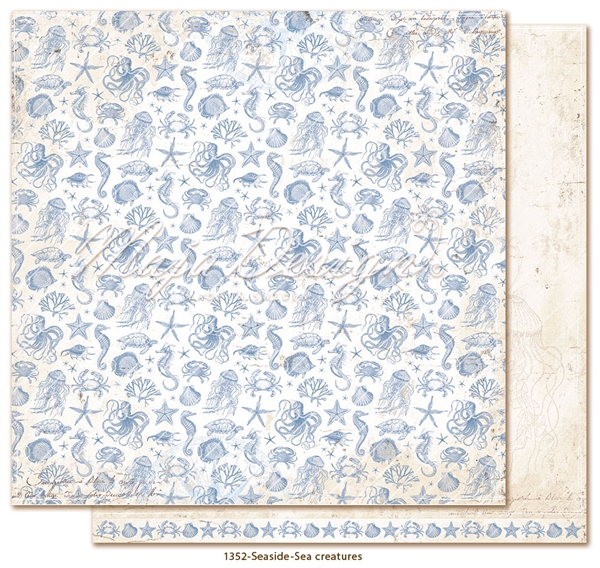 Maja Design Scrapbook Paper - Seaside / Sea Creatures