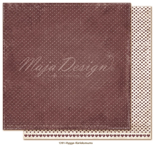 Maja Design Scrapbook Paper - Hygge / Kärleksmums