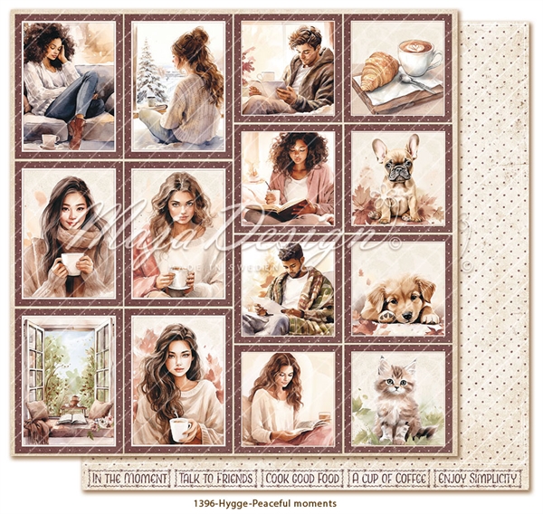 Maja Design Scrapbook Paper - Hygge / Peaceful Moments