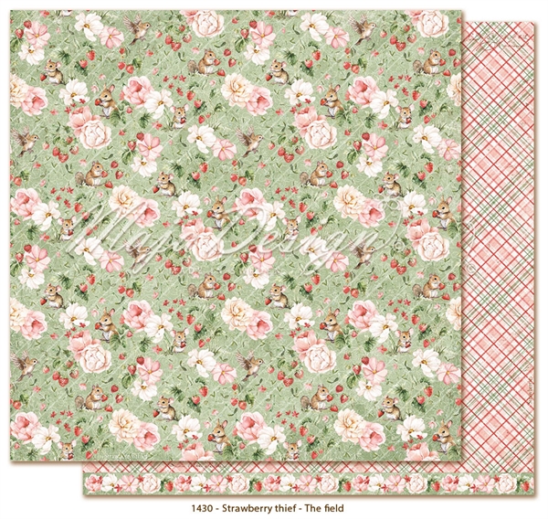 Maja Design Scrapbook Paper - Strawberry Thief / The Field