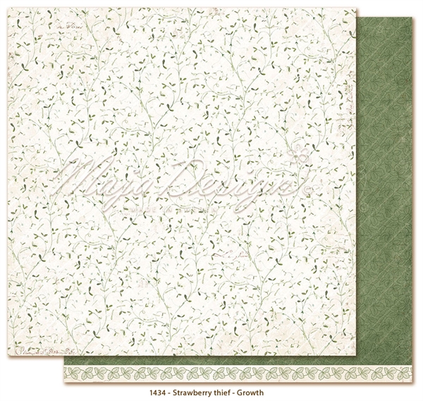 Maja Design Scrapbook Paper - Strawberry Thief / Growth