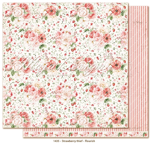 Maja Design Scrapbook Paper - Strawberry Thief / Flourish