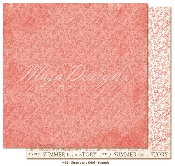 Maja Design Scrapbook Paper - Strawberry Thief / Yummie