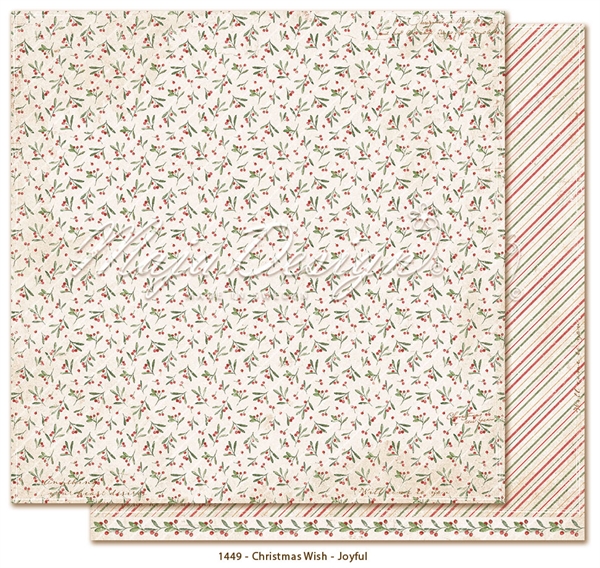 Maja Design Scrapbook Paper - Christmas Wish / Joyful