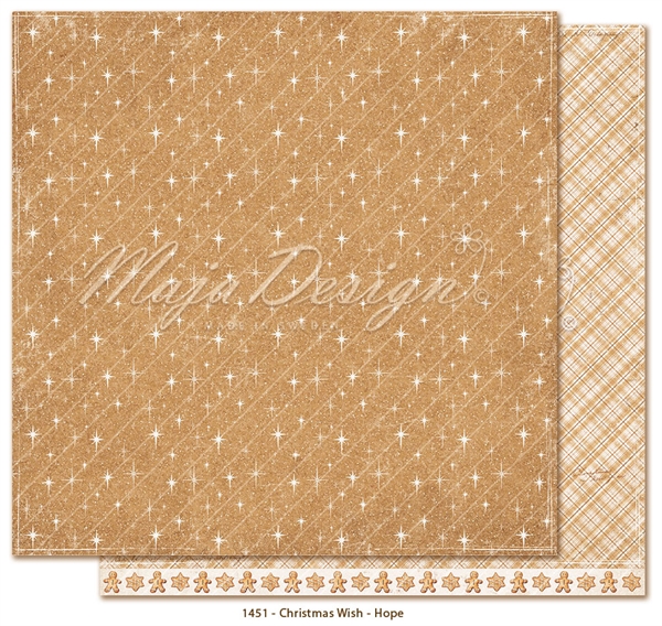 Maja Design Scrapbook Paper - Christmas Wish / Hope