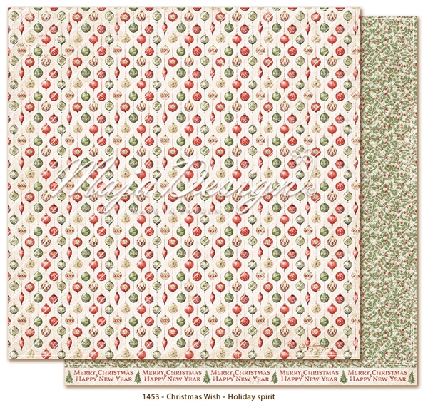 Maja Design Scrapbook Paper - Christmas Wish / Holiday Spirit