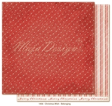 Maja Design Scrapbook Paper - Christmas Wish / Belonging