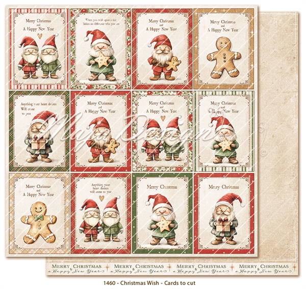 Maja Design Scrapbook Paper - Christmas Wish / Cards to Cut