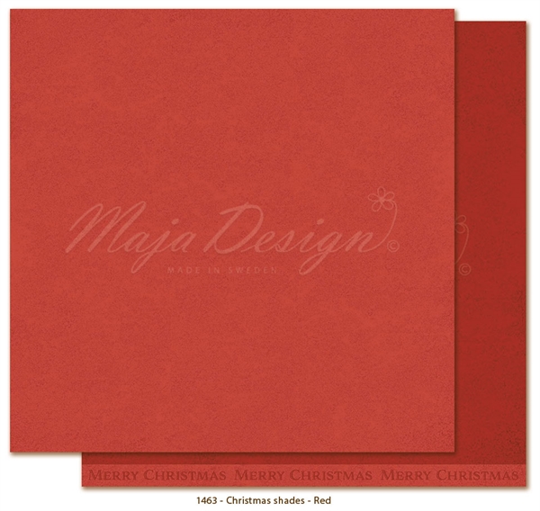 Maja Design Scrapbook Paper - Christmas Shades / Red
