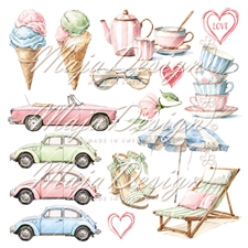 Maja Design Paper Pad 6x6" - Summer Feeling
