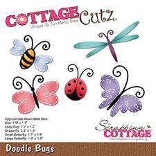 Cottage Cutz  Die - Doodle Bugs