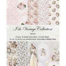 RePrint Scrapbooking Paper pack 6x6" - I Do Vintage Collection