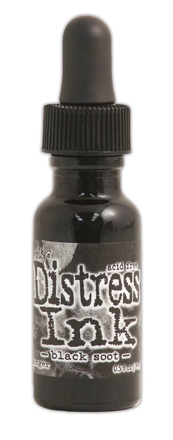 Distress Ink Flaske - Black Soot