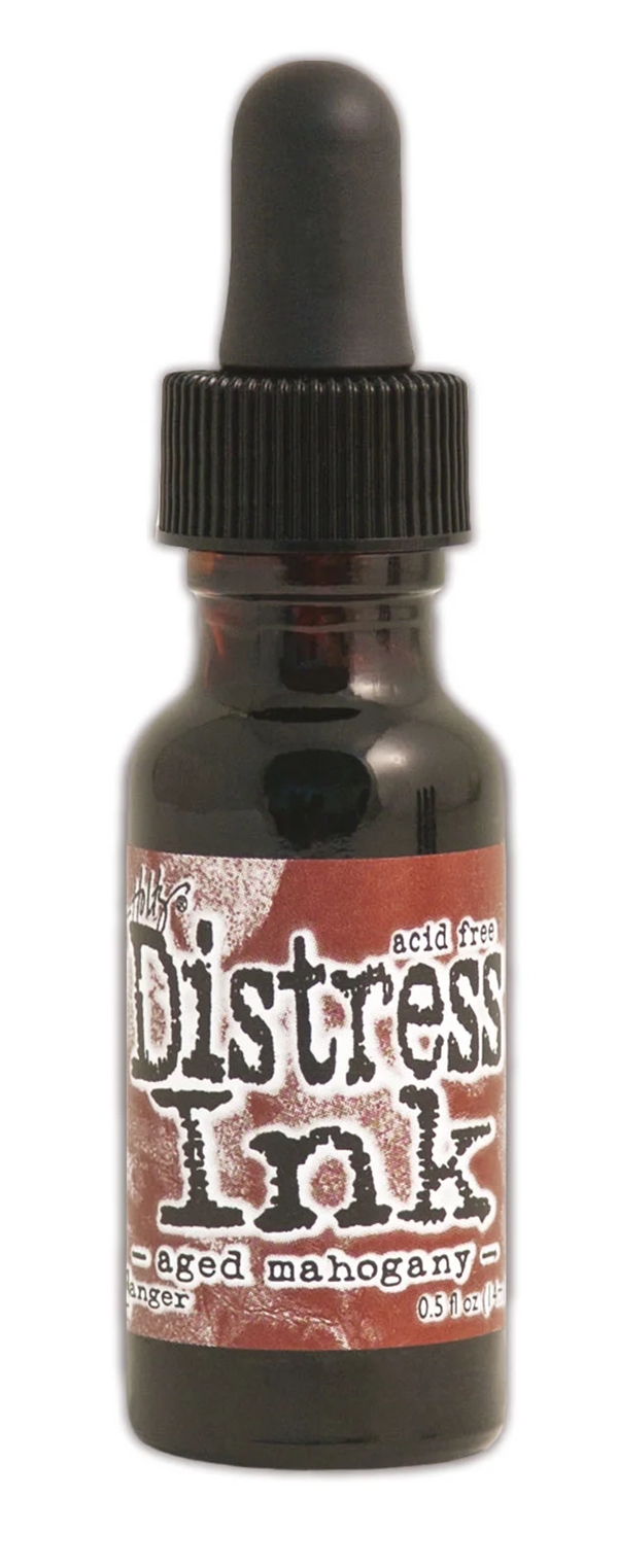 Distress Ink Flaske - Aged Mahogany