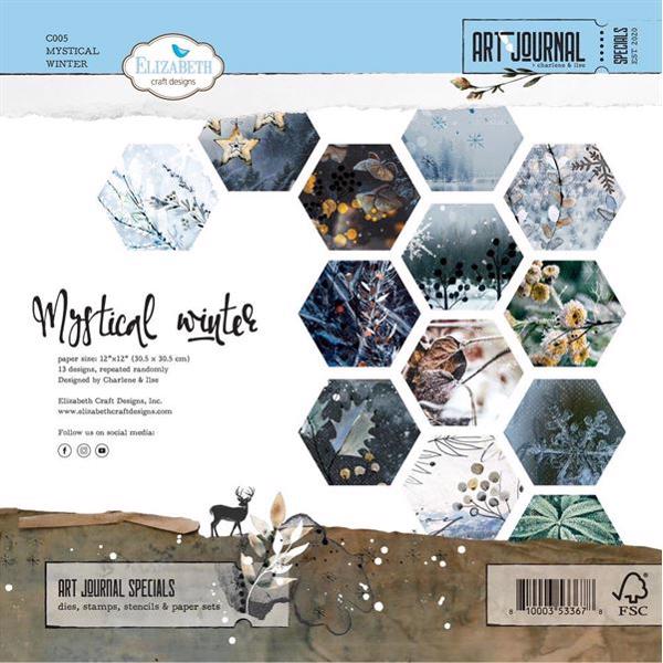 Elizabeth Crafts Paper Pack 12x12" - Mystical Winter