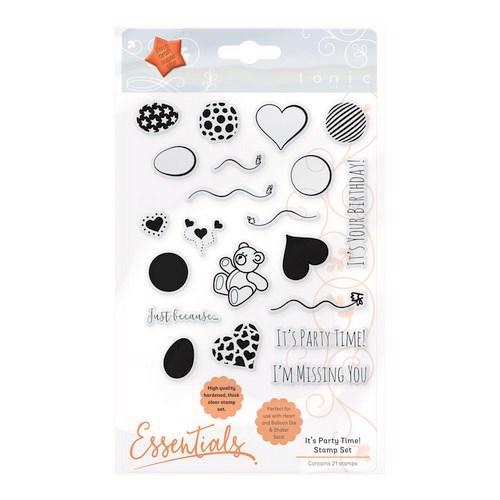 Tonic Studios Clear Stamp Set - It\'s Party Time (shaker set)