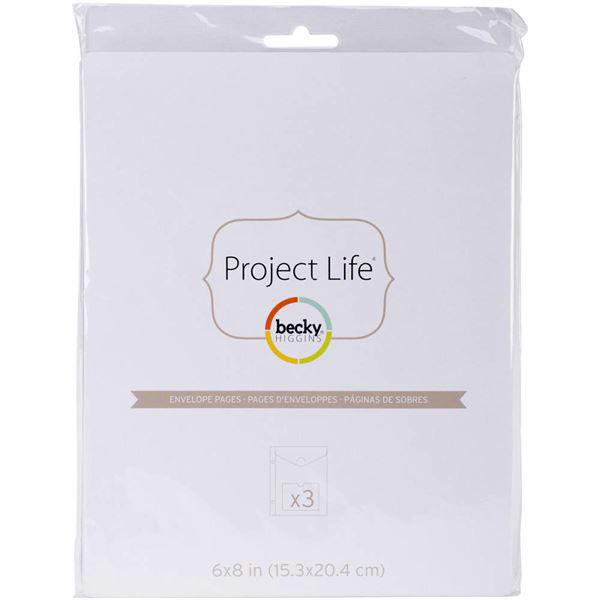 Project Life Big Envelope Pages - 6x8" (3 stk.)
