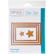 Gina K Die Set - Rectangle / Large Set