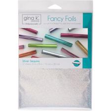 Gina K Fancy Foils - Silver Sequins 