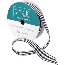 Gina K Fancy Ribbon - Gingham