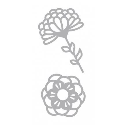 Artemio Die - Graphic Time Fleurs (2 blomster)