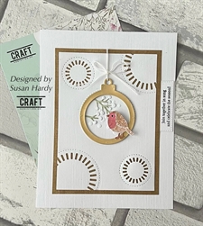 CraftAddictionUK Die - The Festive Robin Collection