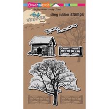 Stampendous Cling Stamp Set - Andy Skinner / Nature