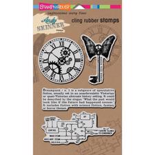 Stampendous Cling Stamp Set - Andy Skinner / Steampunk