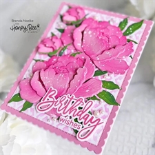 Honey Bee Stamps / Honey Cuts - Lovely Layers: Peony