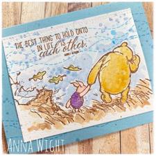 IO Stamps Cling Stamp Set - Peter Plys (Winnie the Pooh)