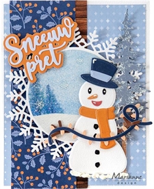 Marianne Design Collectables - Happy Snowmen by Marleen