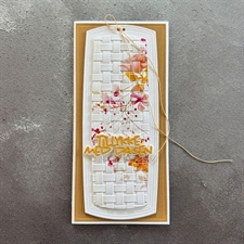 Simple and Basic 3D Embossing Folder - Basket Weave (A6)