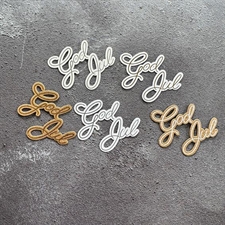 Simple and Basic Clear Stamp & Die Set - God Jul