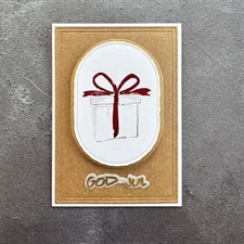 Simple and Basic Die - A6/A7 Ovals Old Paper