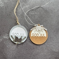 Simple and Basic Die - Sentiment in a Tag GOD JUL
